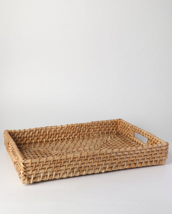 Rattan Rectangular Tray