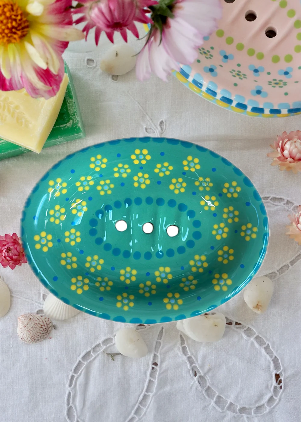 Soap Dish - Turquoise