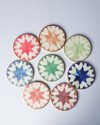 Set of 8 Star Coasters