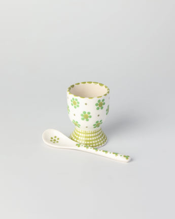 Pippa Egg Cup and Spoon Set