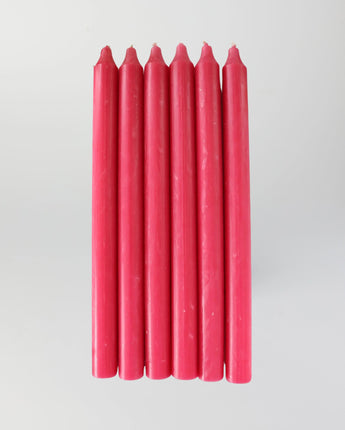6 Cerise Candles