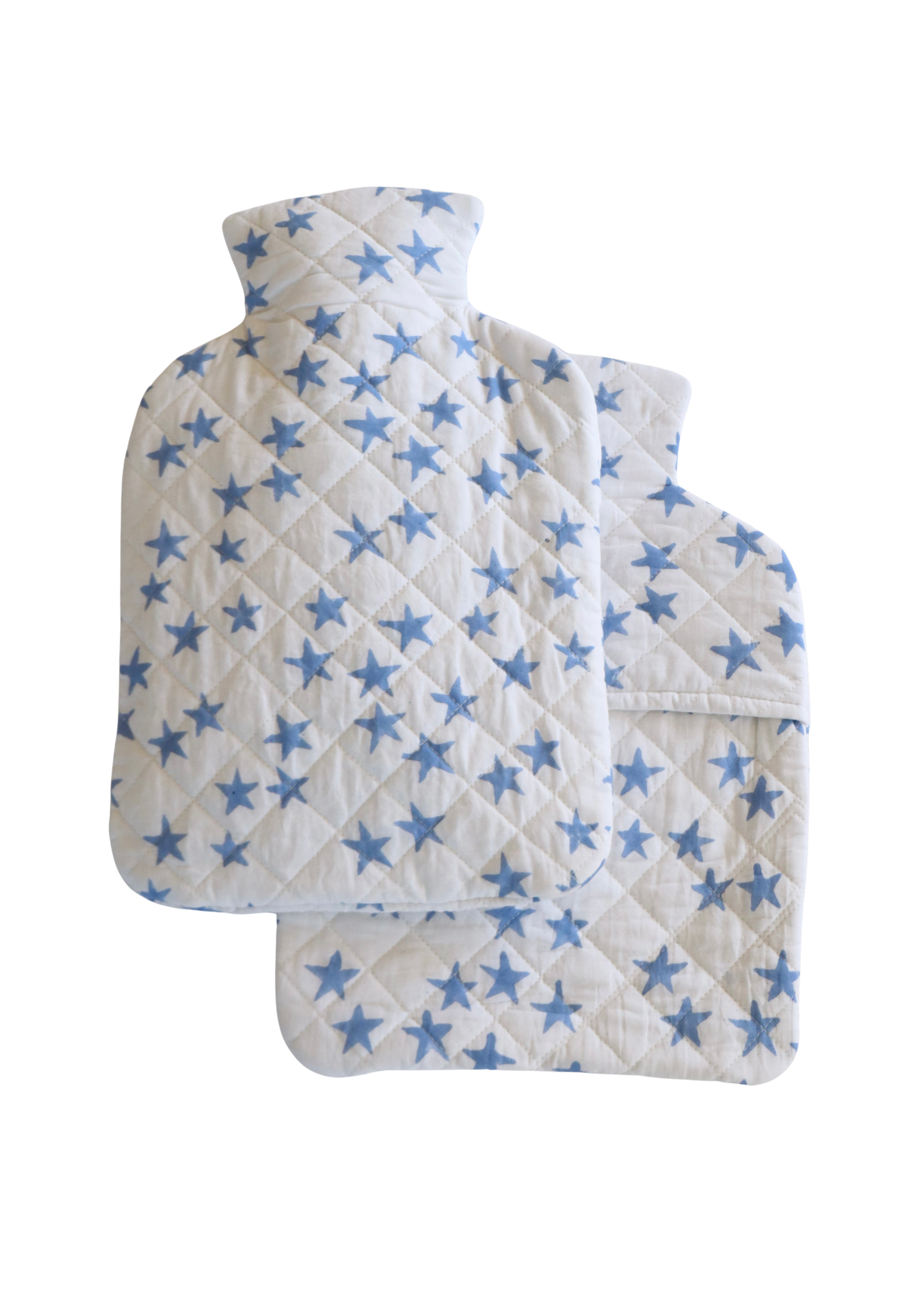 Super Star Hot Water Bottle Covers -Blue