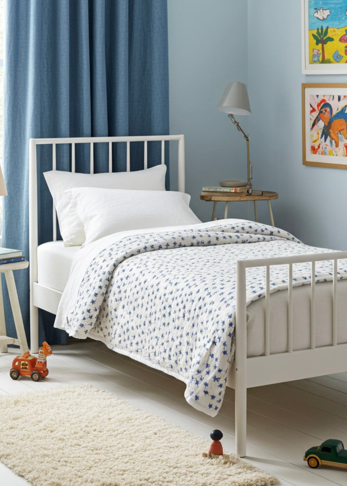 Single Quilt - Super Star Blue