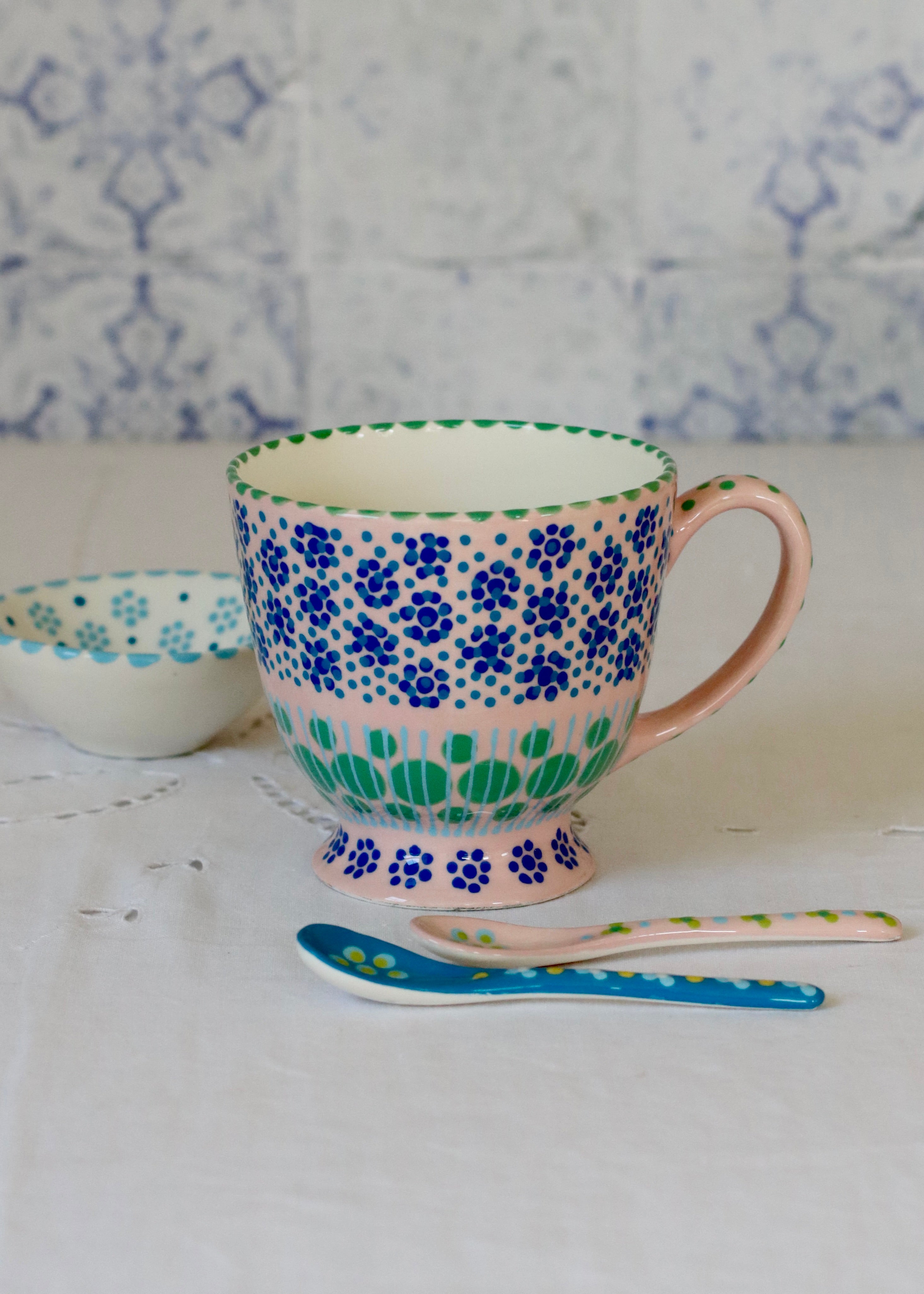 Time for Tea Cup - Pale Pink