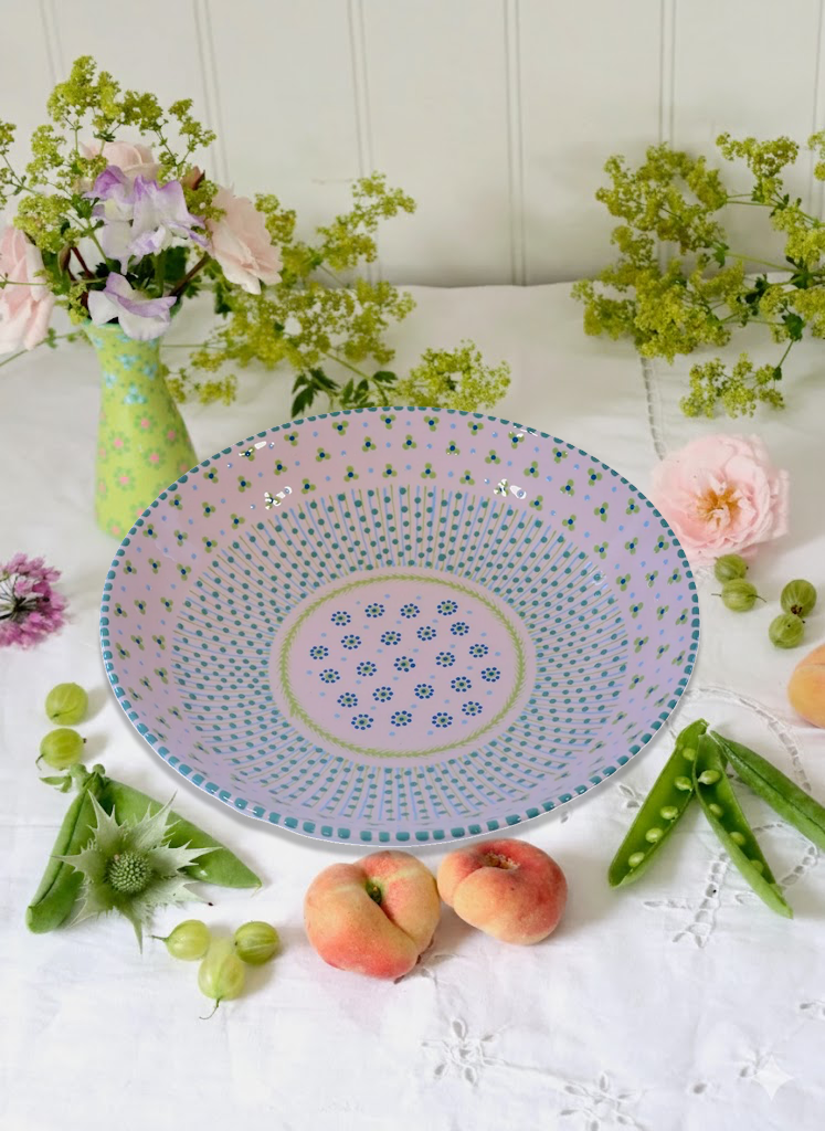 Olivia Fruit Bowl - Pink