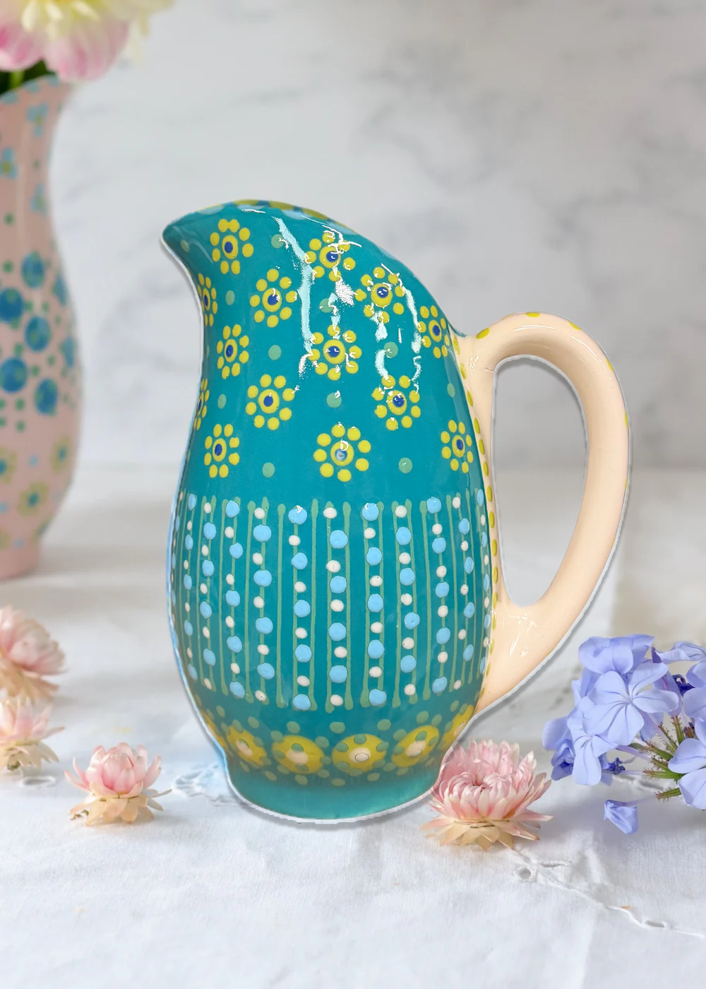 Plump Jug Turquoise 2