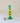 Sea Pebble Candlestick Green & Yellow - Small