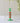 Sea Pebble Candlestick Green &  Red - Small