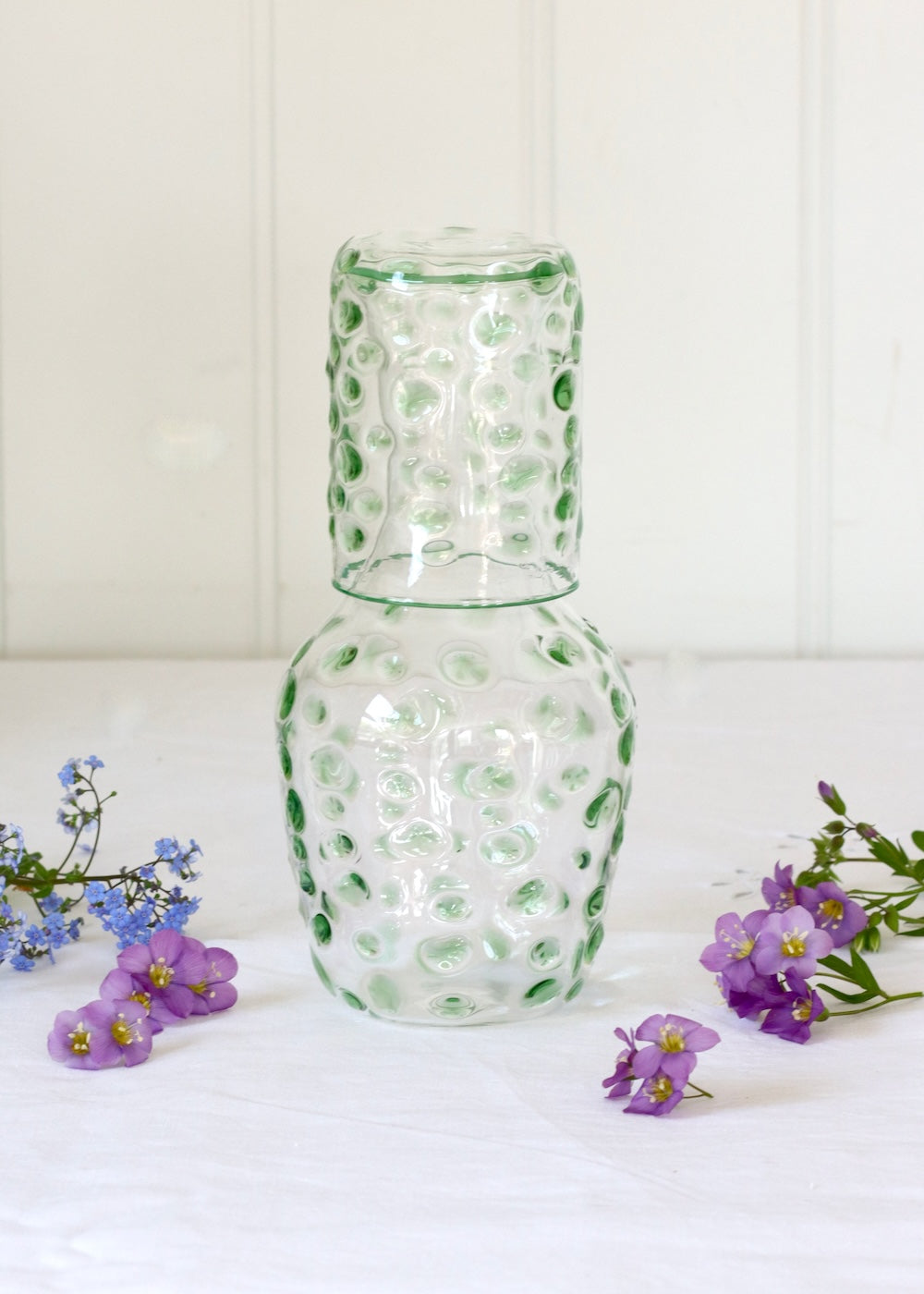 Carafe & Glass Set - Sea Glass Green