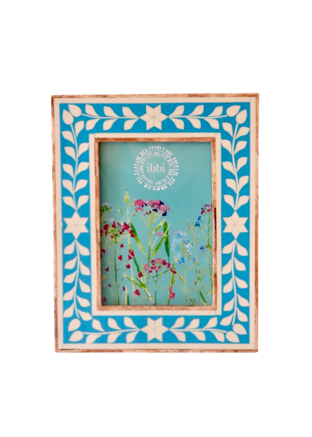 Photo Frame -   Turquoise Flower