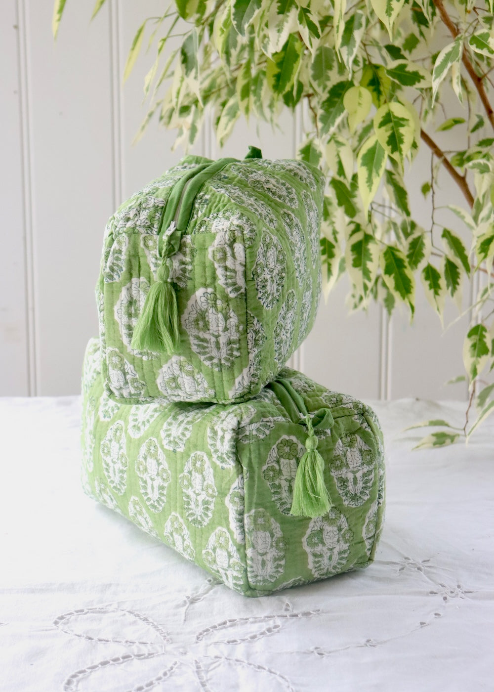 Wash Bag- Celadon Green
