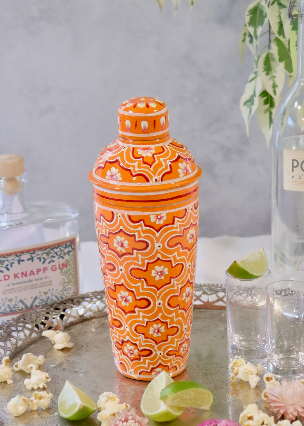 NEW STYLE: Cocktail Shaker - Retro Orange