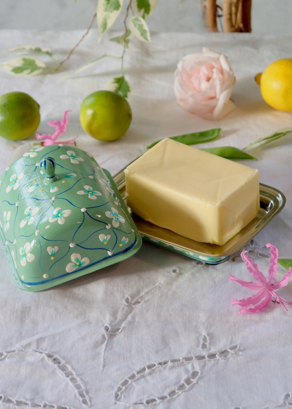 Butter Dish Olive
