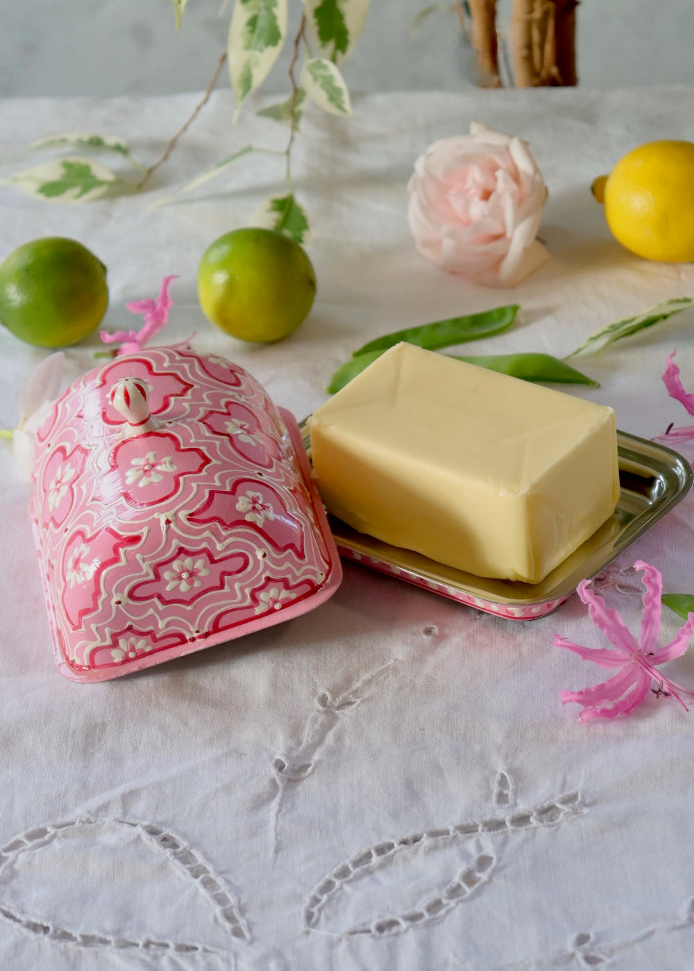 Butter Dish Pink
