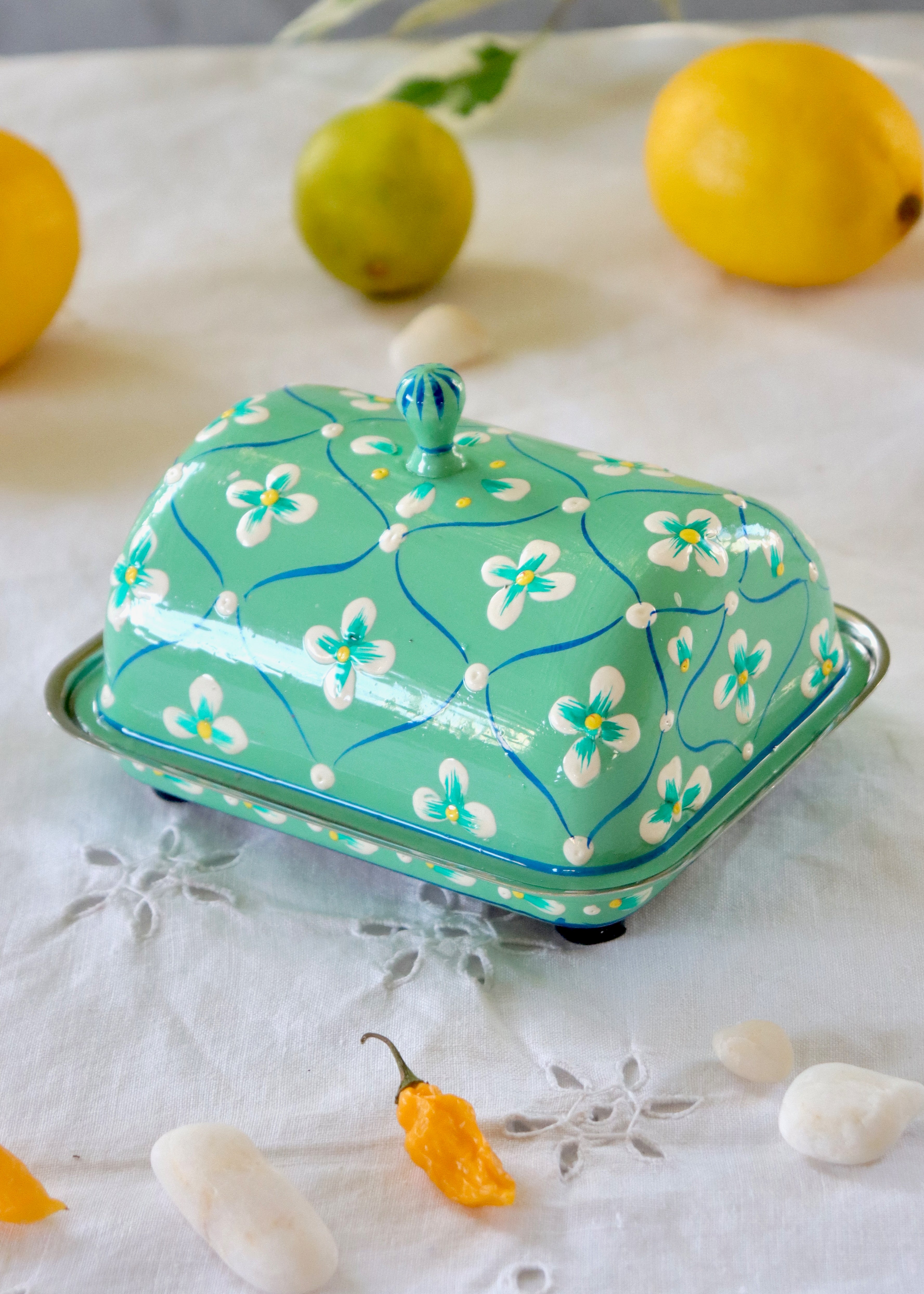 Butter Dish Olive