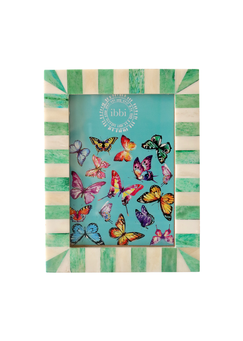 Photo Frame- Green Stripe