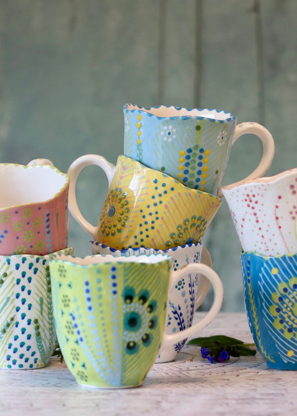 Waterlily Mug - Purple