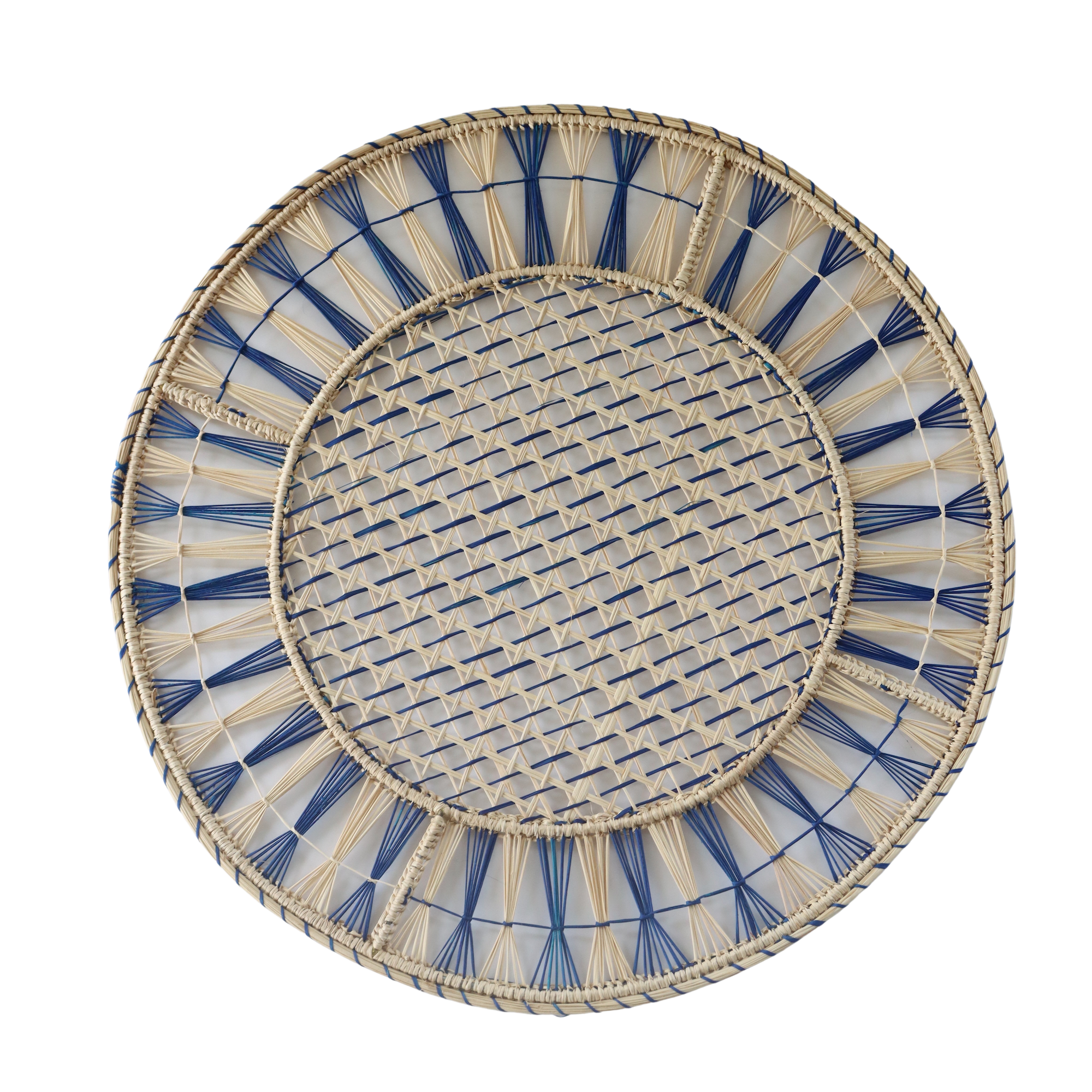 Placemat - Striped Blue