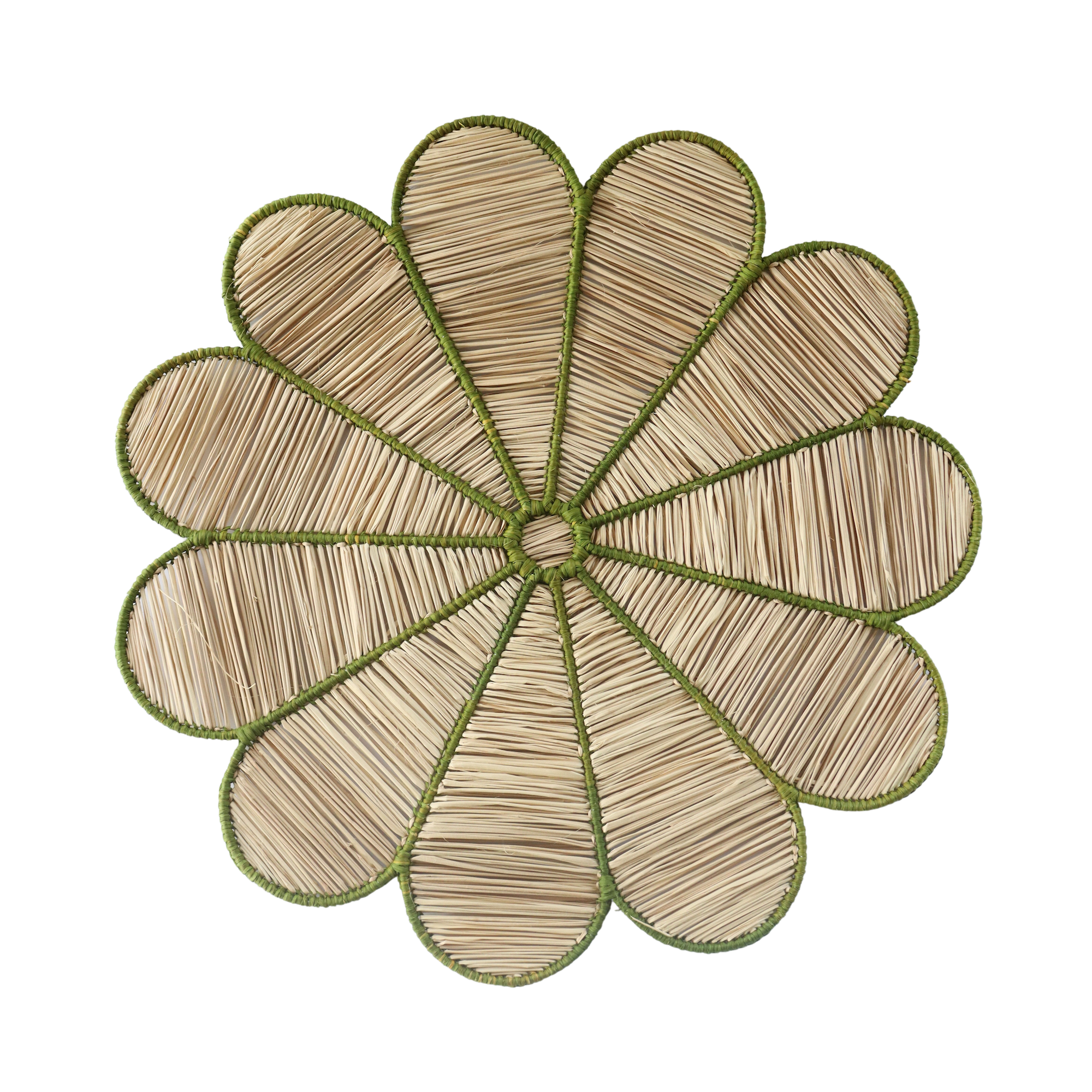 Placemat - Petals Green