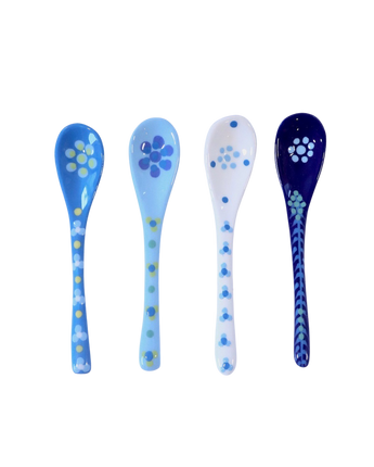 Ceramic Spoons - Blues