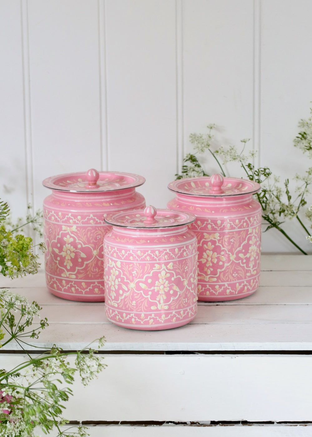 Storage Jars - Pink