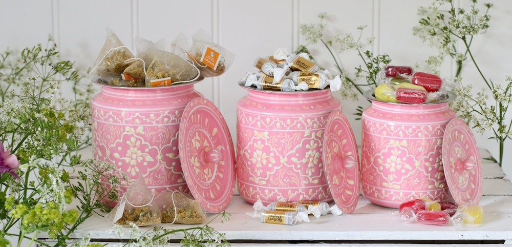 Storage Jars - Pink