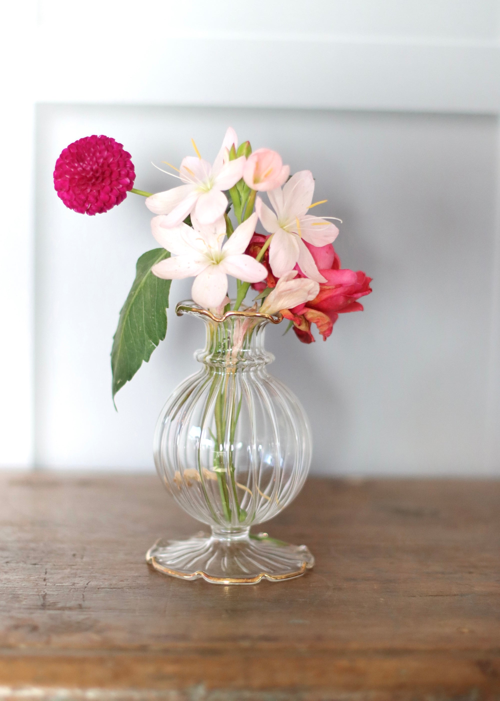 Nanu Glass Vase - Gold