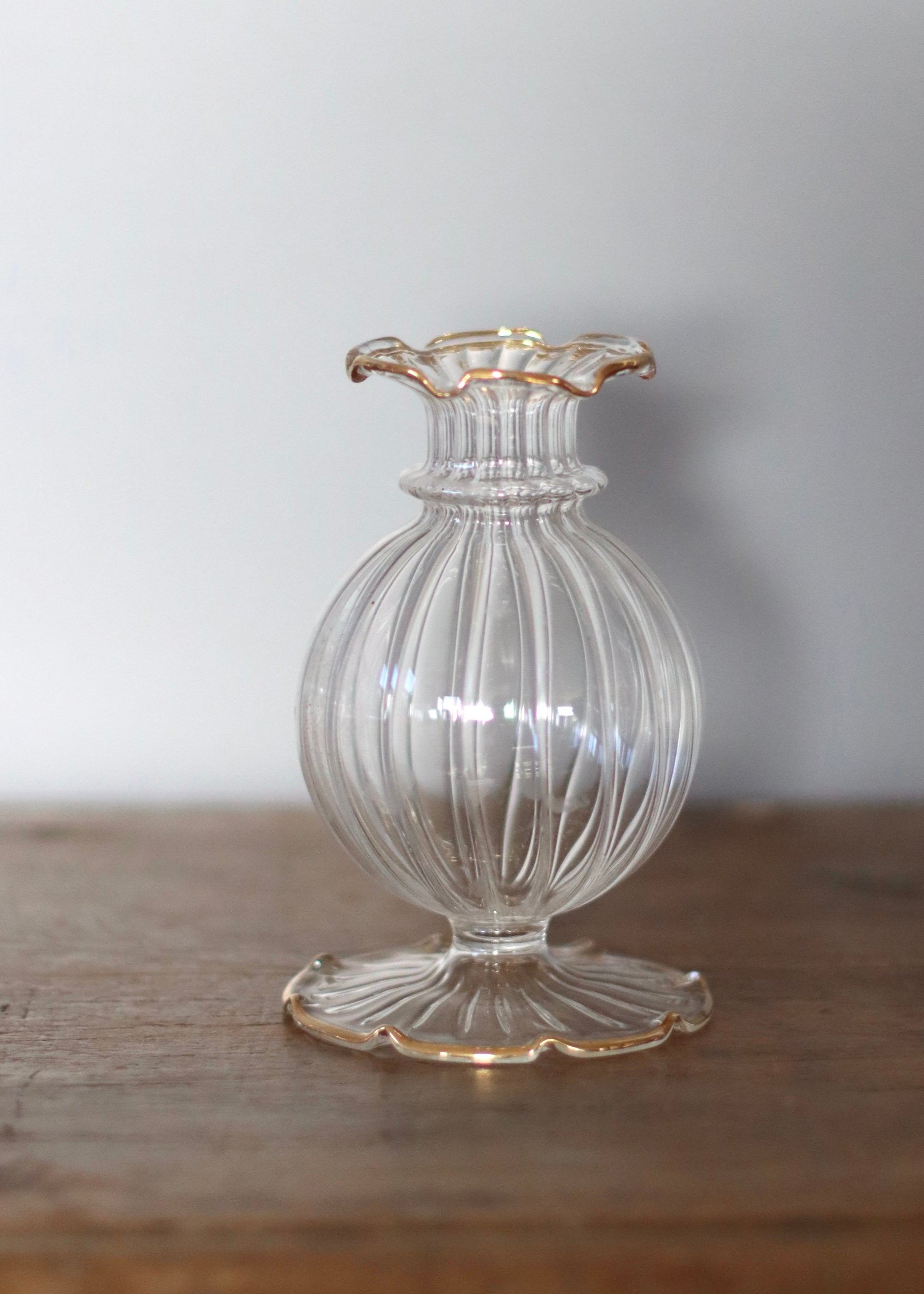 Nanu Glass Vase - Gold