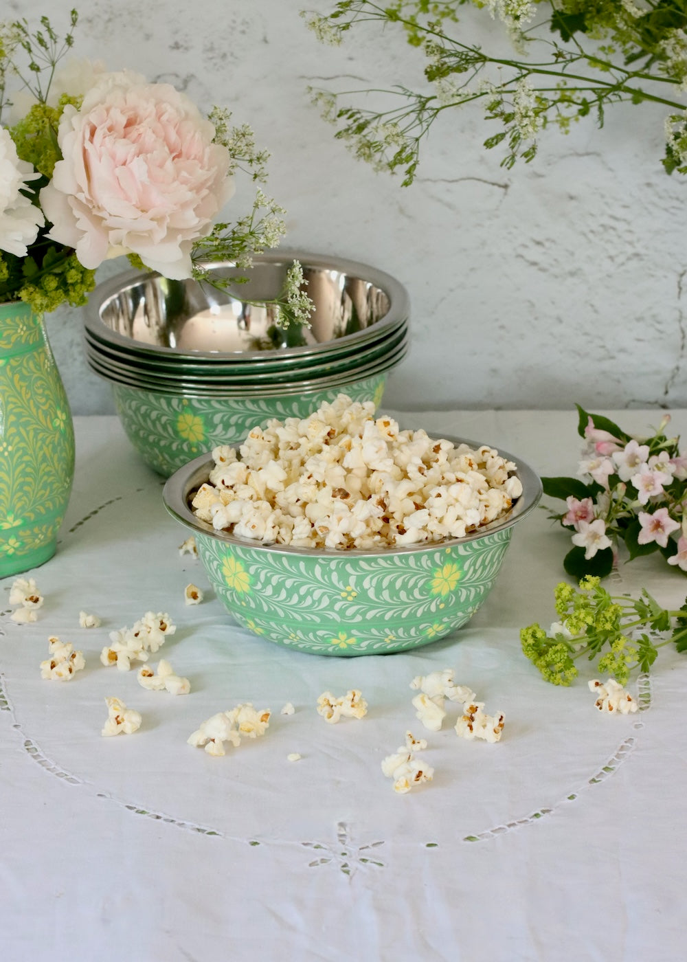 Mixing Bowl- Green Leaf