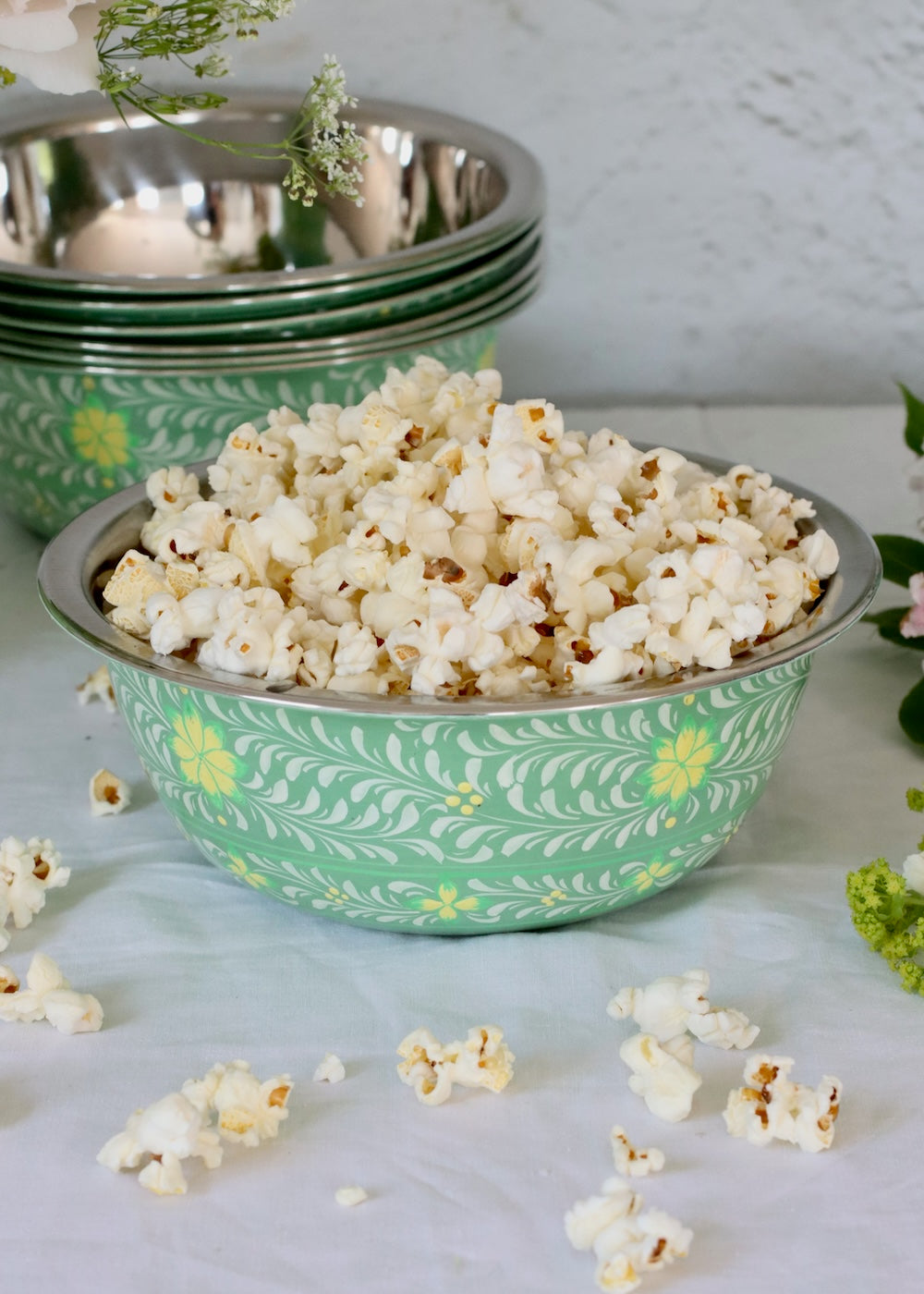 Mixing Bowl- Green Leaf