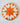 Inlay Coaster- Orange Star