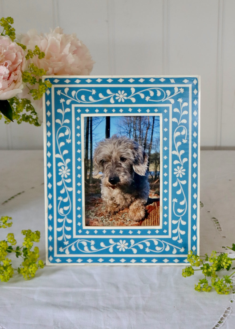 Photo Frame- Blue Floral