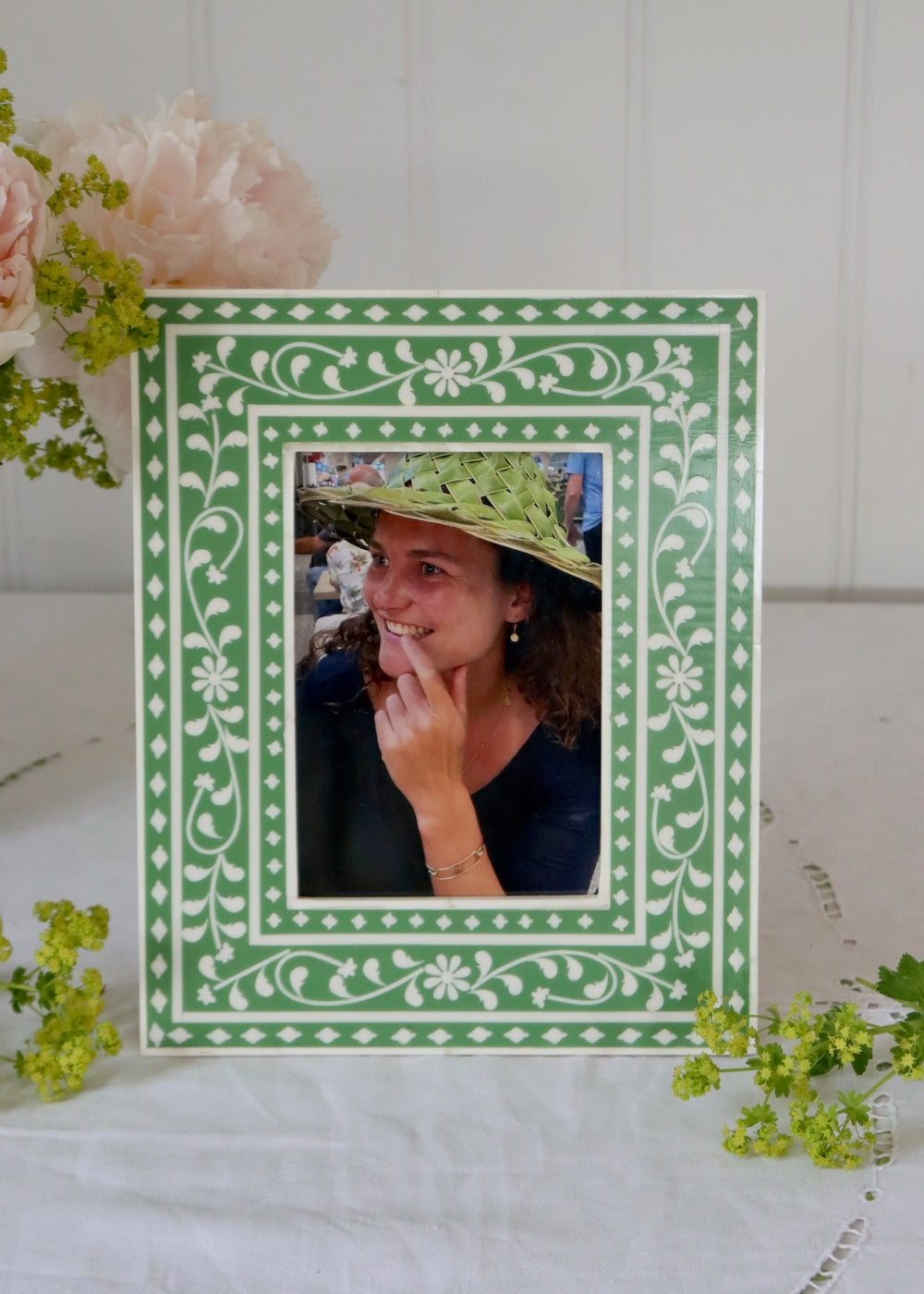 Photo Frame- Green Floral