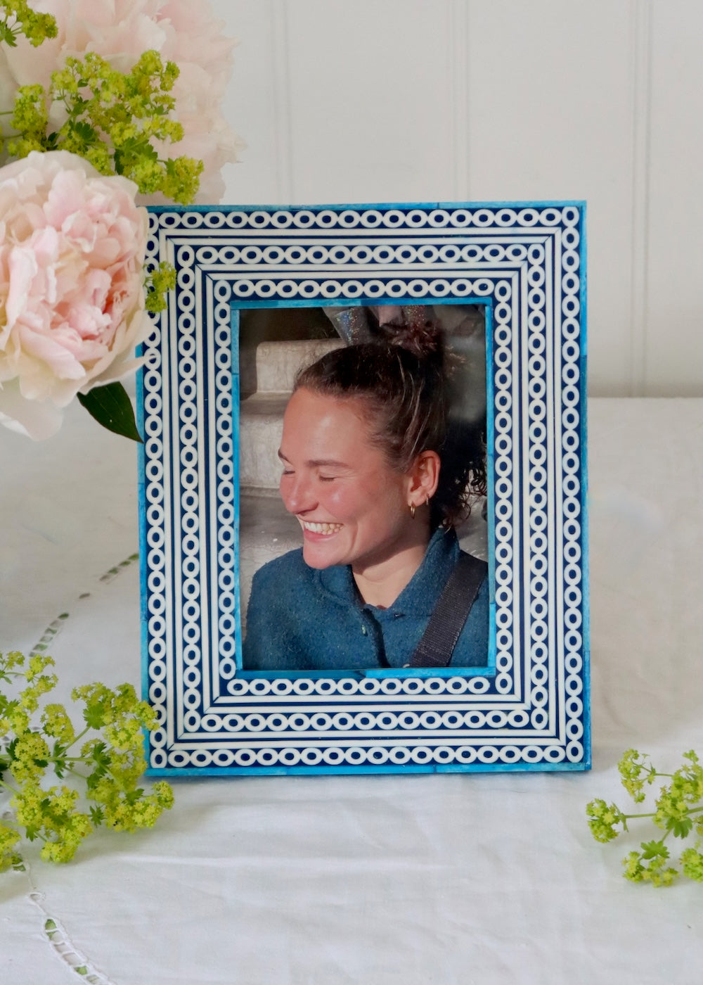 Photo Frame - Navy & Turquoise
