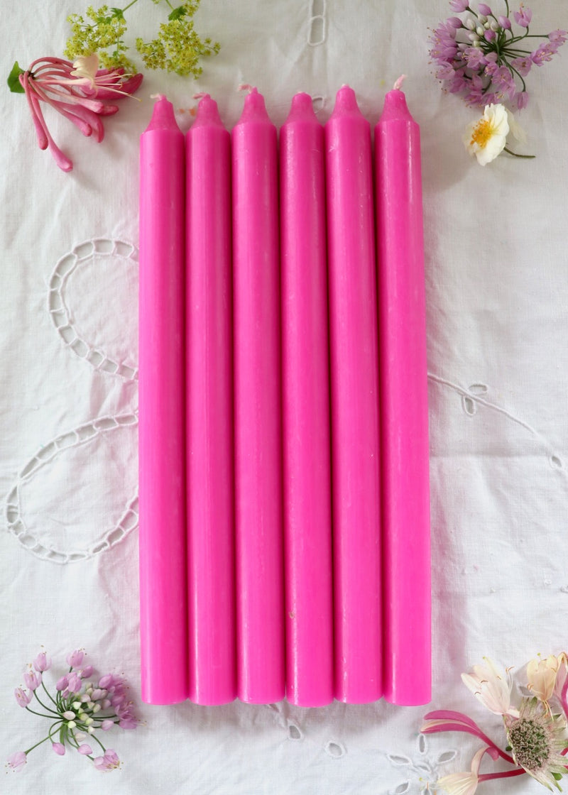 Hot Pink Candle (price per candle)
