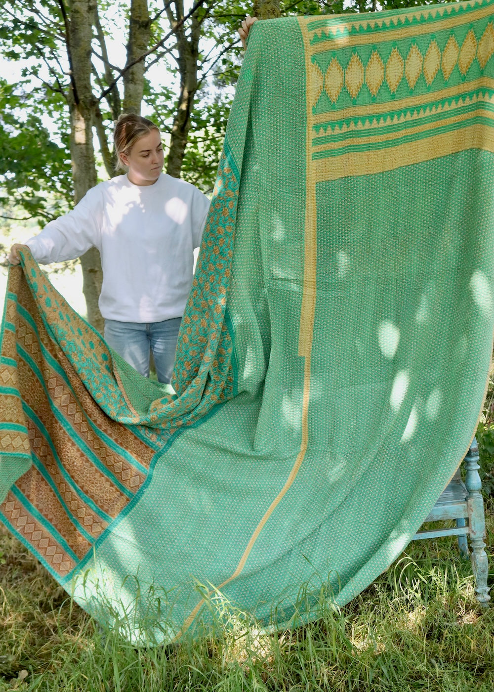 Super King Vintage Kantha Throw SK 661