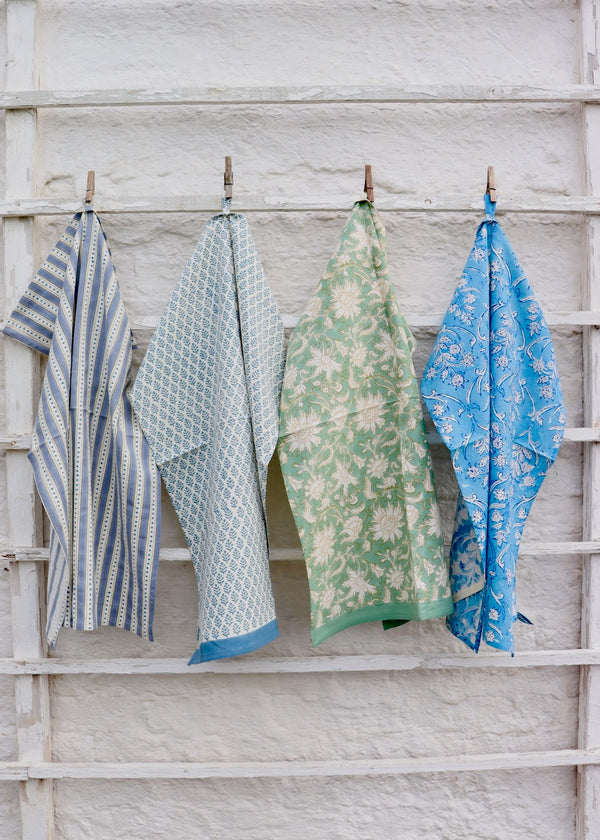Tea Towel - Kanpur Sky Blue
