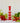 Sea Pebble Candlestick Pink & Red - Small