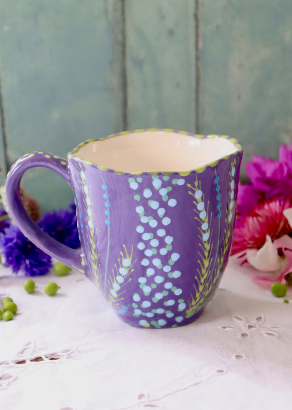 Waterlily Mug - Purple
