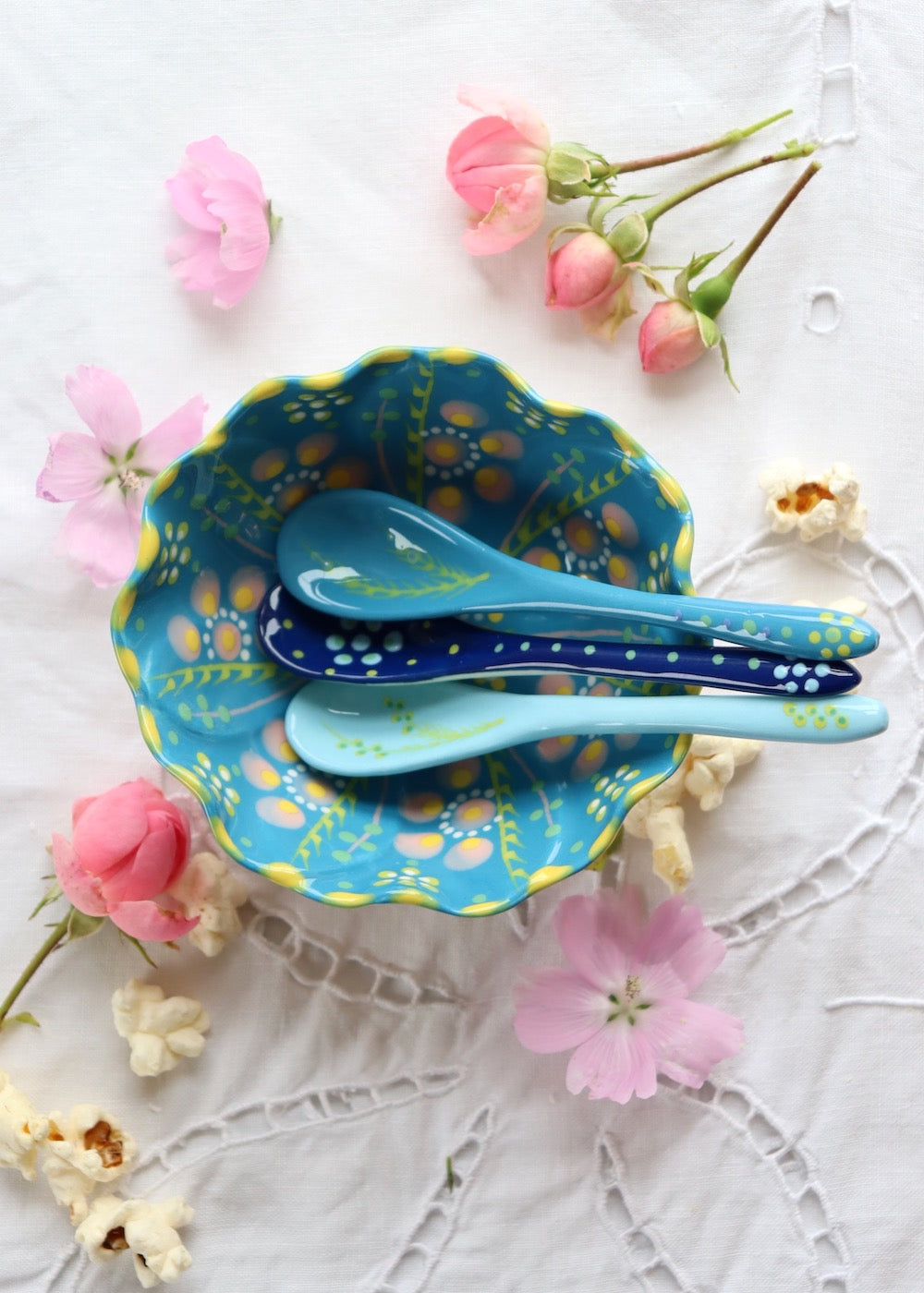 Ceramic Spoon -  Navy Blue