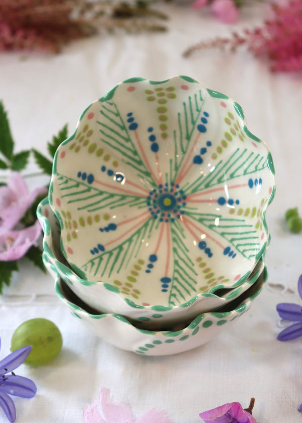 Tweeling Ramekin - White, Pink & Blue
