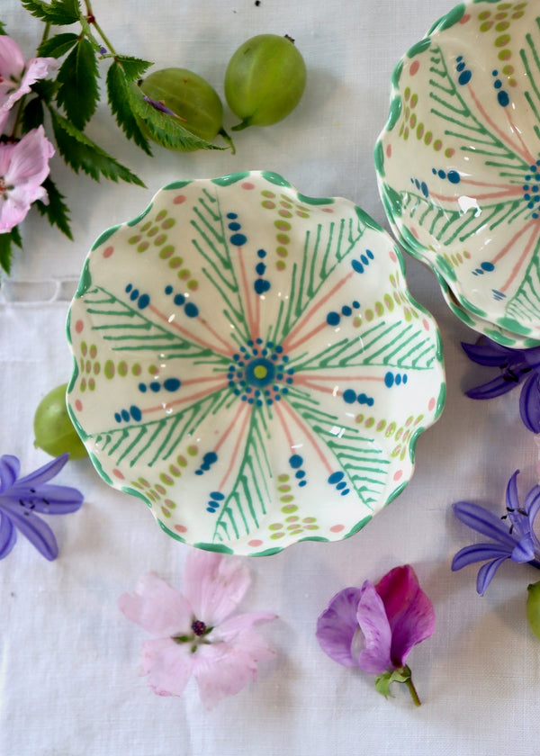 Tweeling Ramekin - White, Pink & Blue