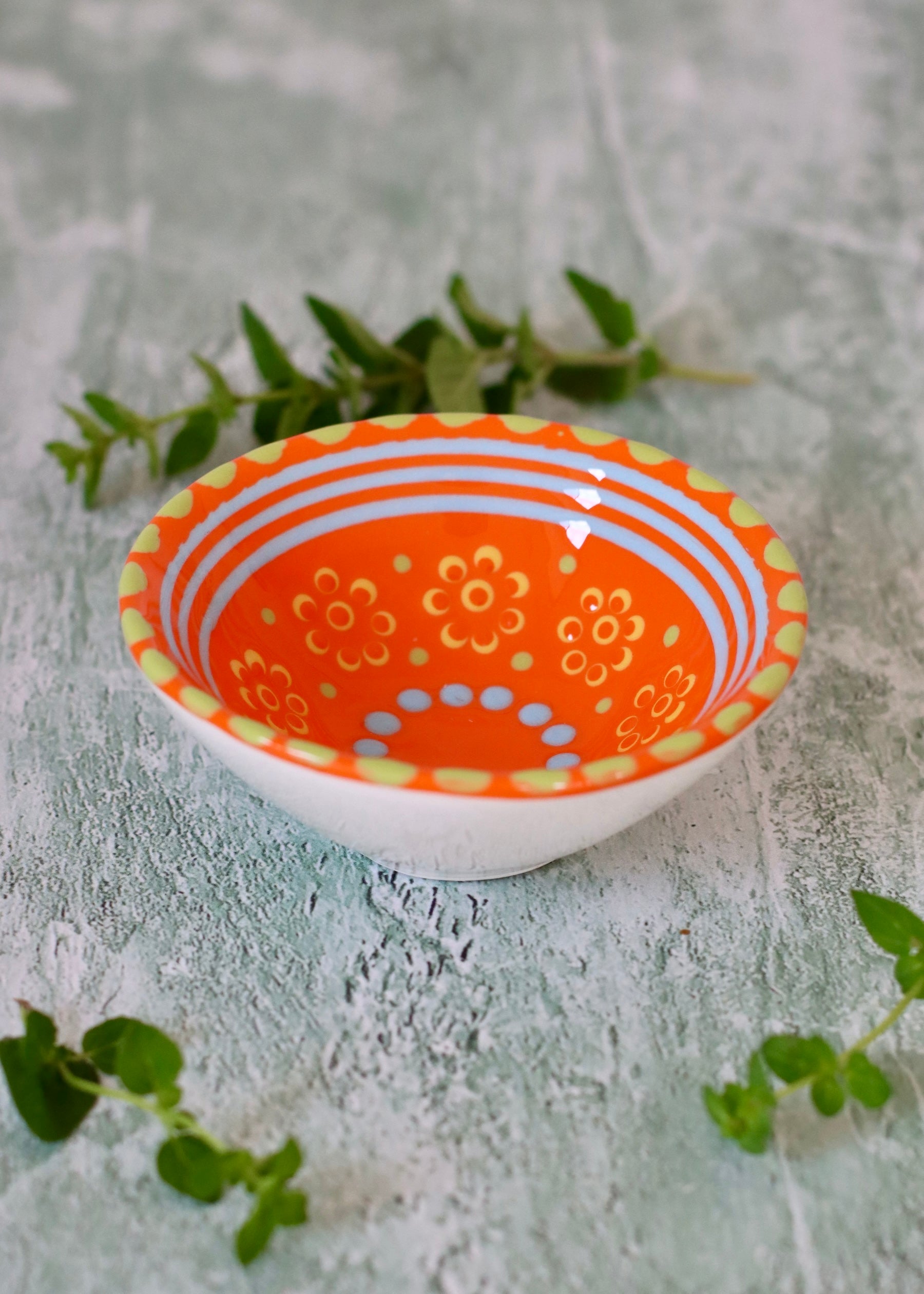 Salt Dish- Orange