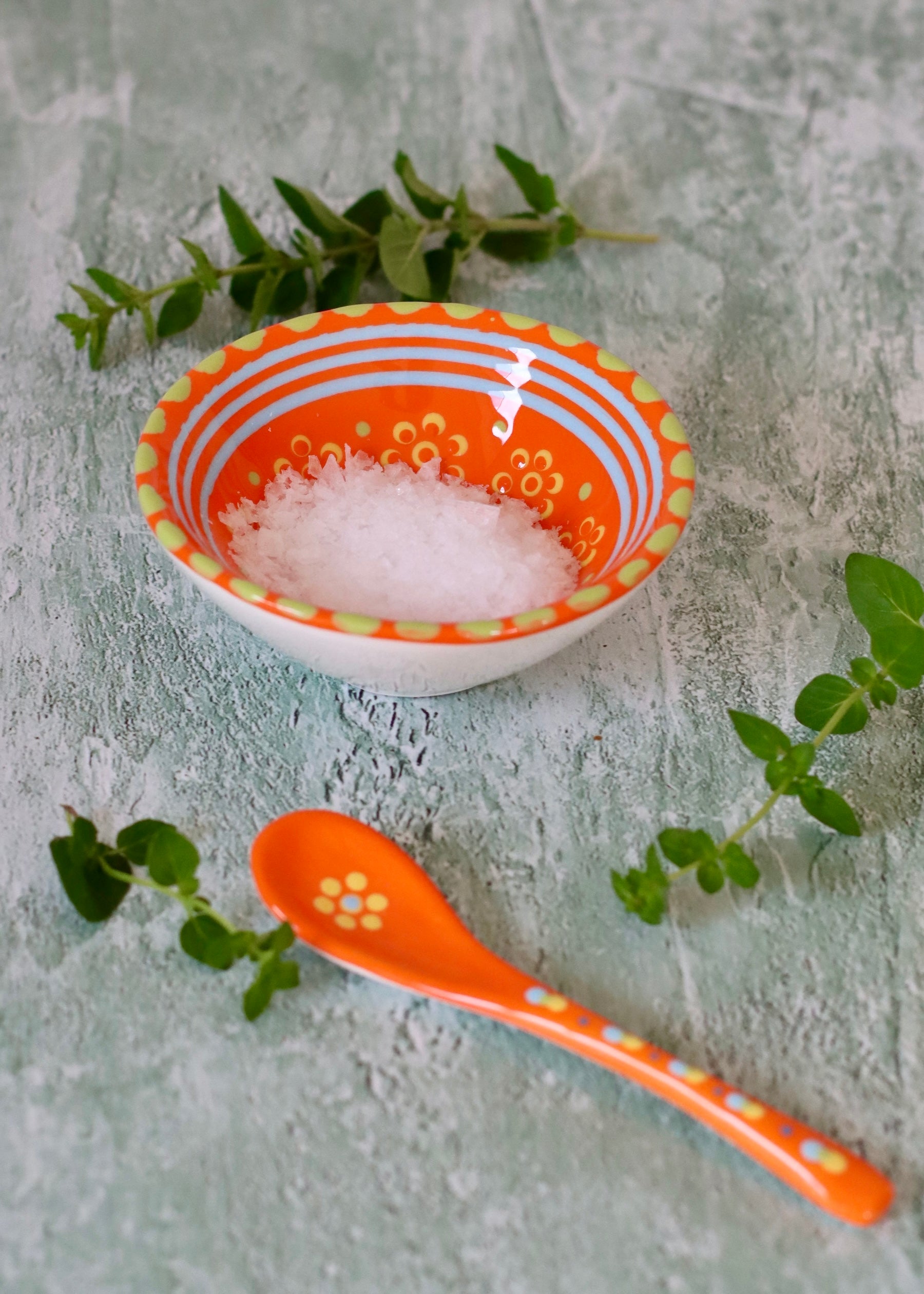 Salt Dish- Orange