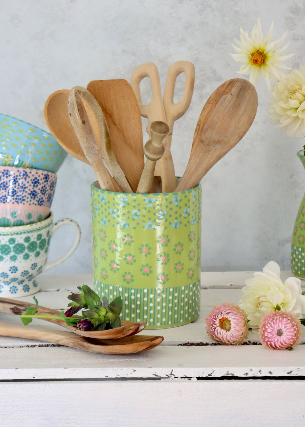 Utensil Pot - Lime