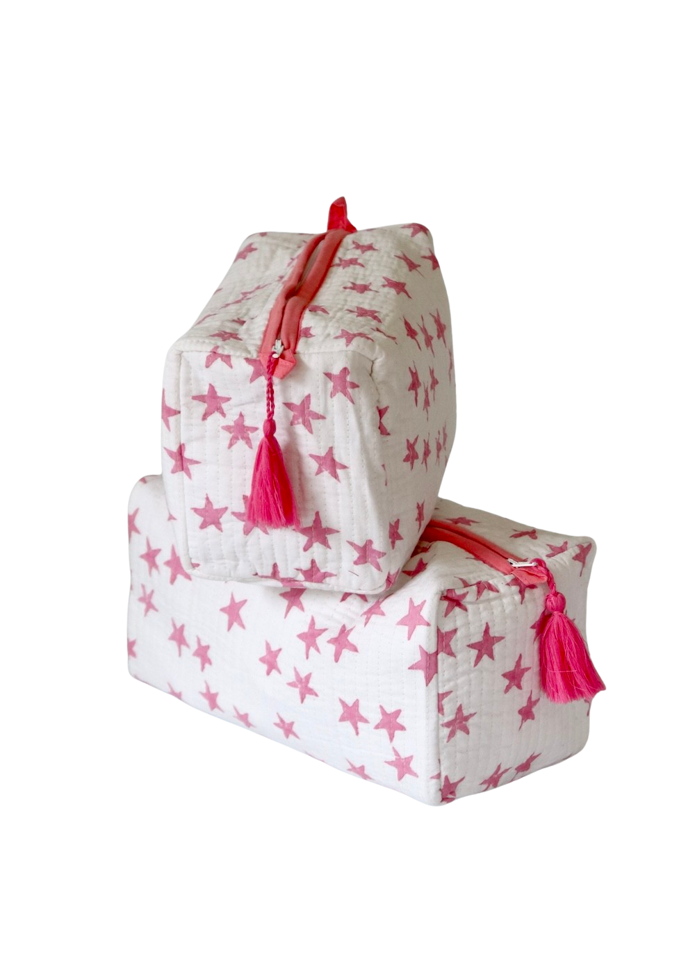 Wash Bag Spring Pink Star