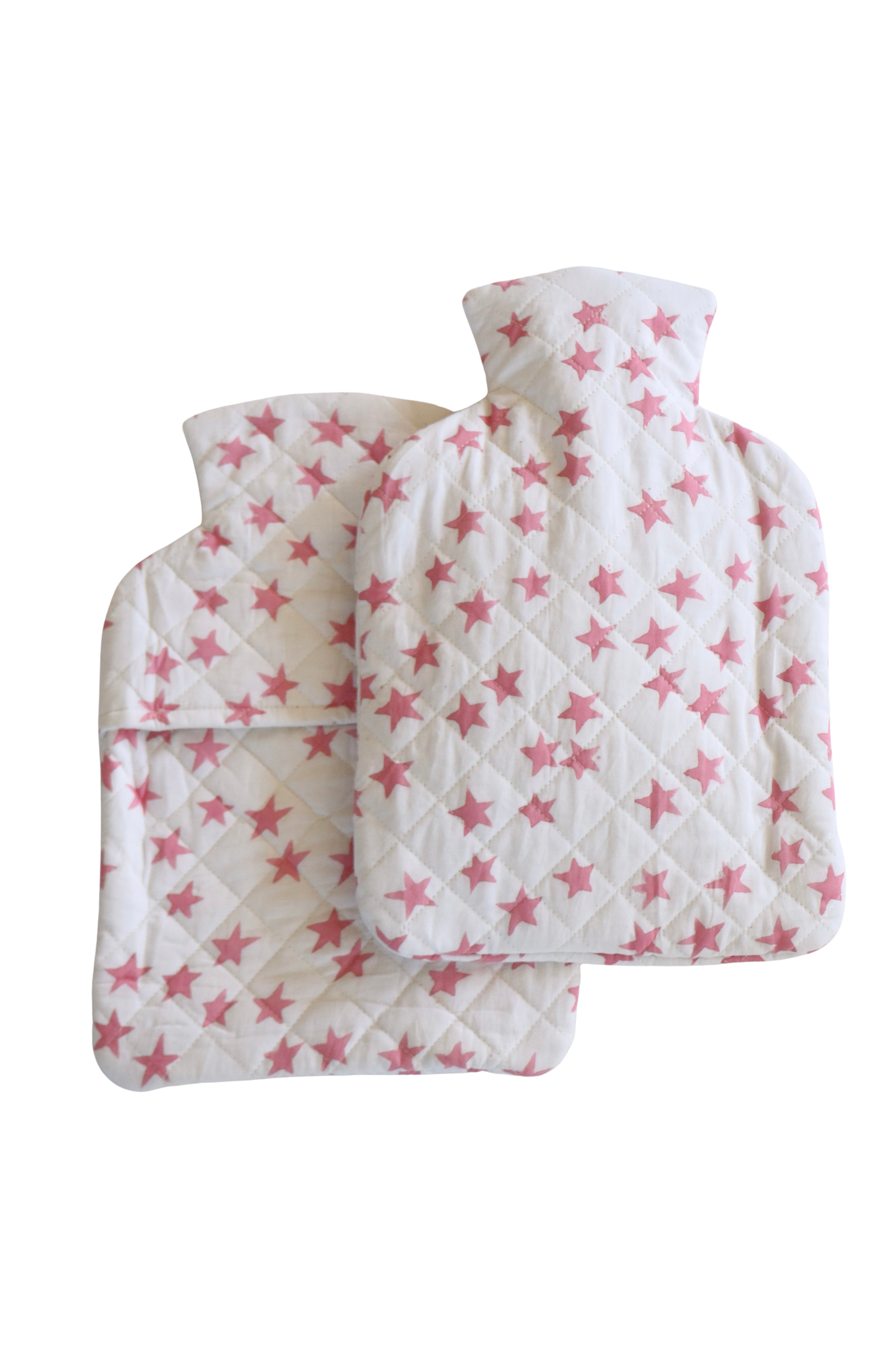 Super Star Hot Water Bottle Covers - Pink