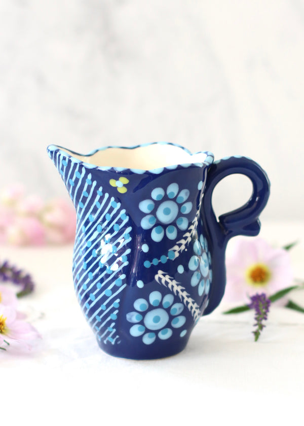 Frilly Jug - Navy Blue