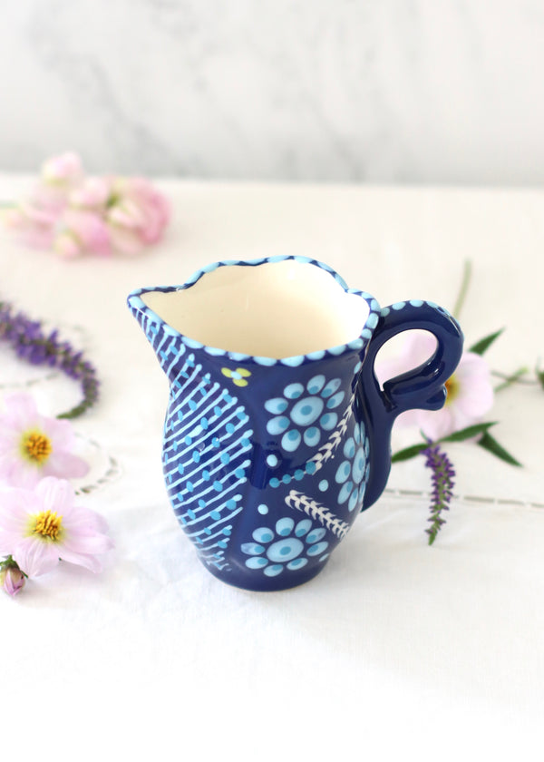 Frilly Jug - Navy Blue