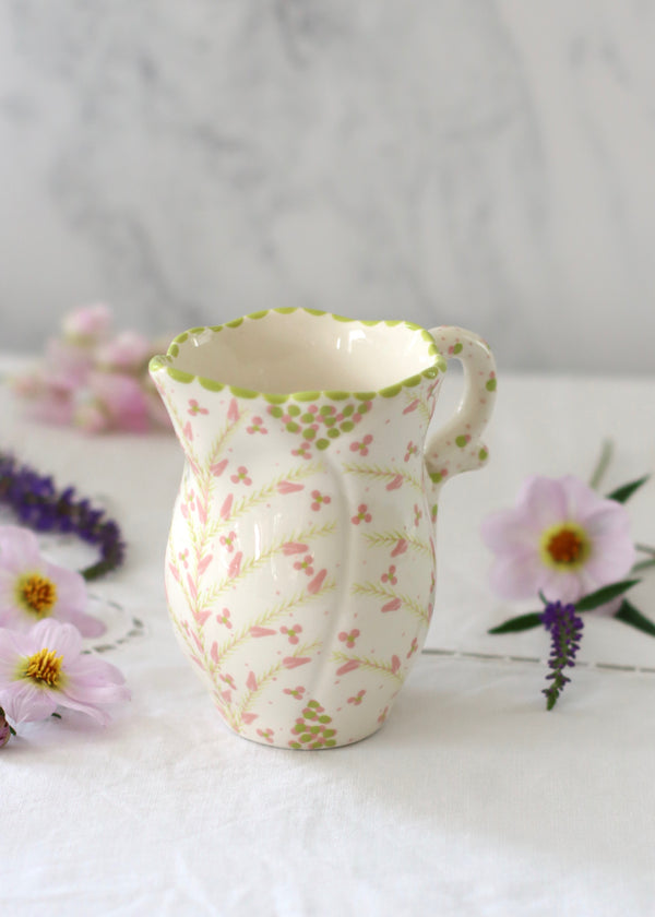 Friily Jug - White and Pink